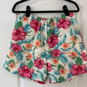 Chubbies Men Swim Trunks Floral Design size XL